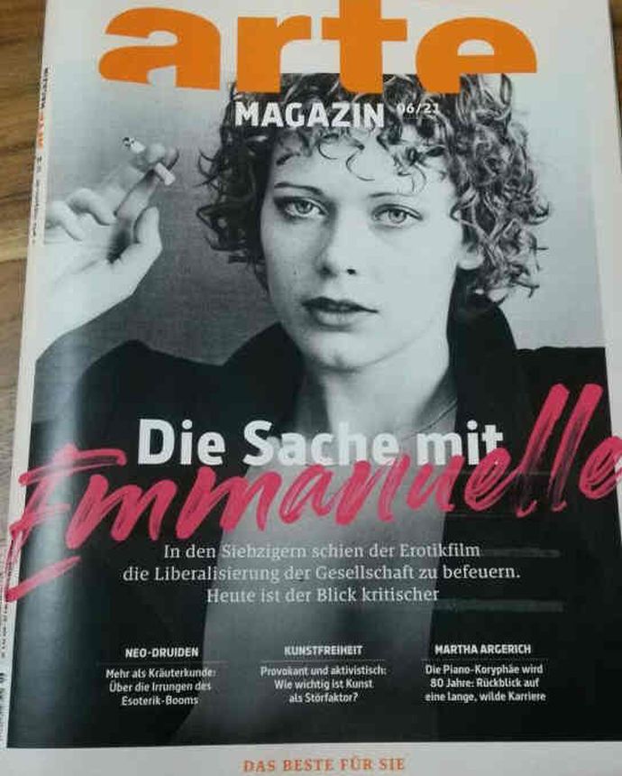 ARTE MAGAZIN magazine side cover  June 2021