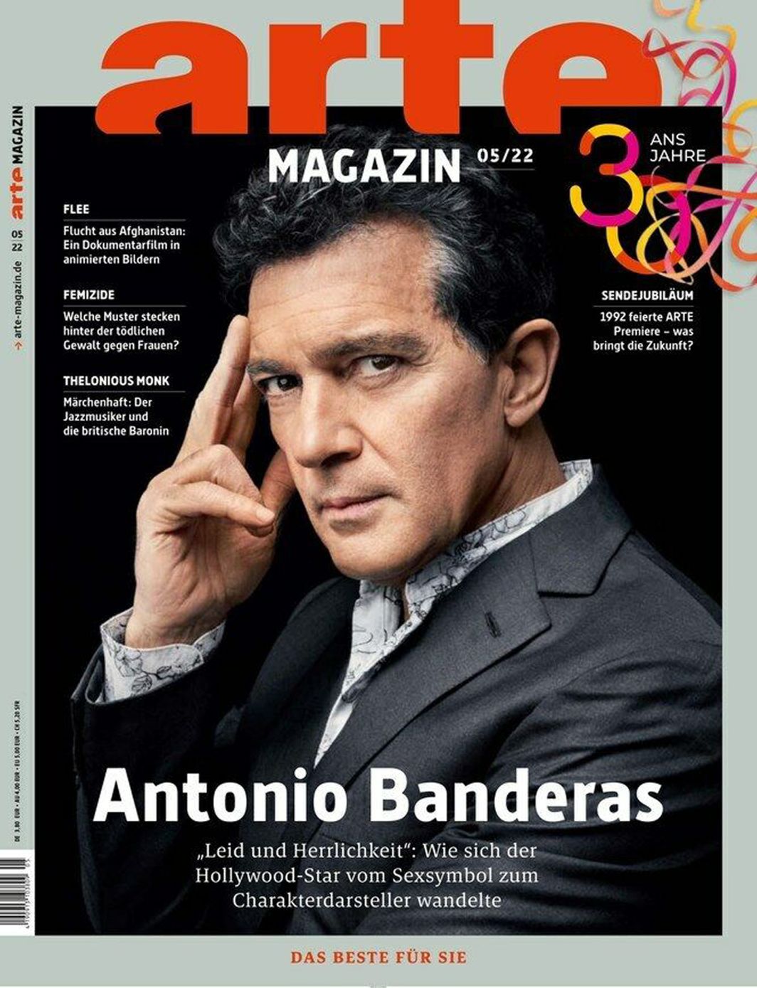 ARTE MAGAZIN magazine side cover  May 2022