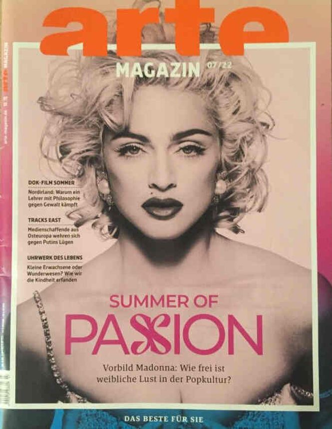 ARTE MAGAZIN magazine side cover  July 2022