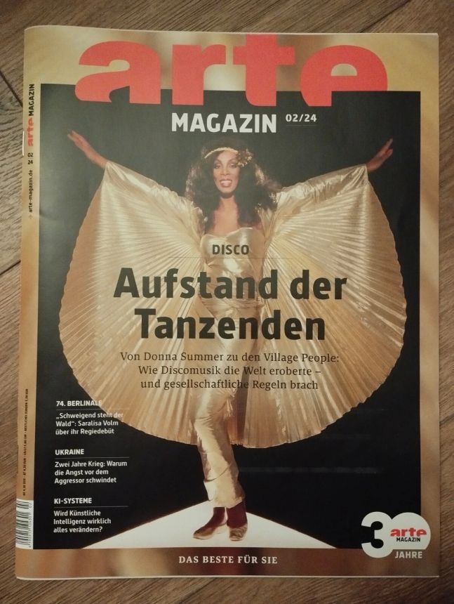 ARTE MAGAZIN magazine side cover  February 2024