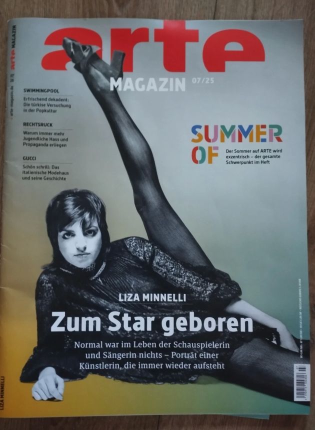 ARTE MAGAZIN magazine side cover  July 2025