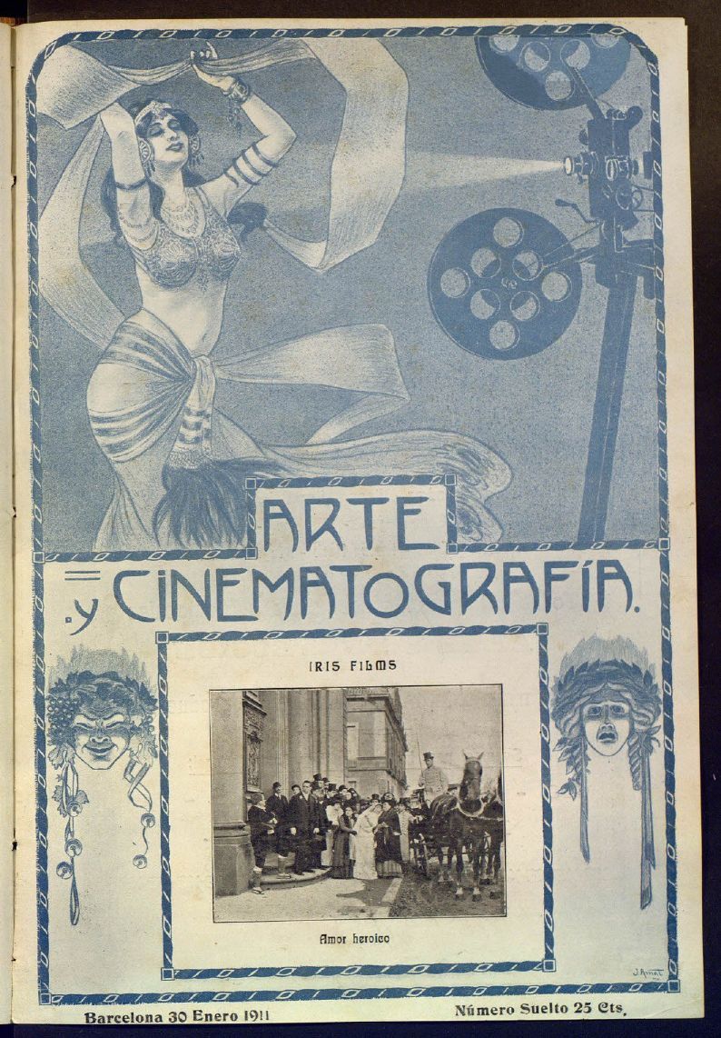 ARTE Y CINEMATOGRAFIA magazine side cover Issue 9 30 January 1911