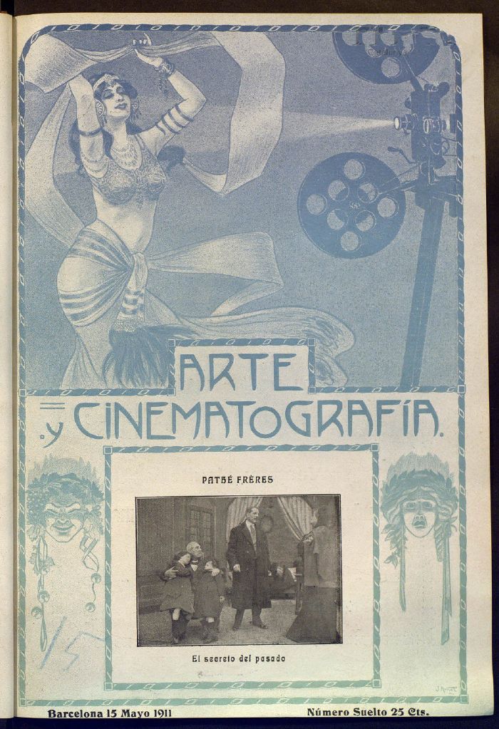ARTE Y CINEMATOGRAFIA magazine side cover Issue 16 15 May 1911