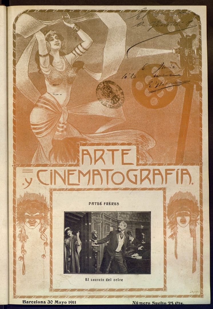ARTE Y CINEMATOGRAFIA magazine side cover Issue 17 30 May 1911