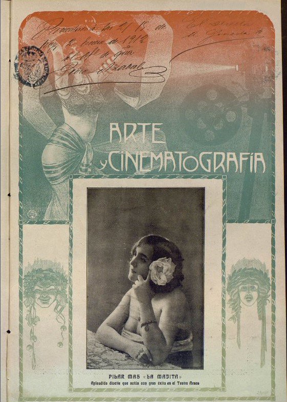 ARTE Y CINEMATOGRAFIA magazine side cover Issue 31 30 December 1911