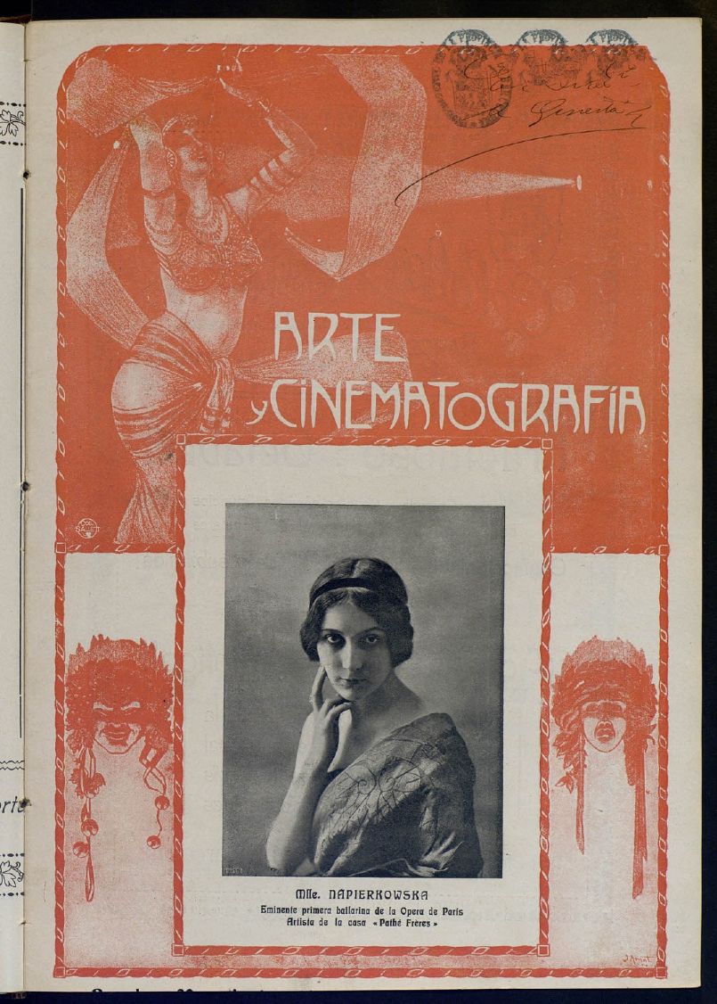 ARTE Y CINEMATOGRAFIA magazine side cover Issue 49 30 September 1912