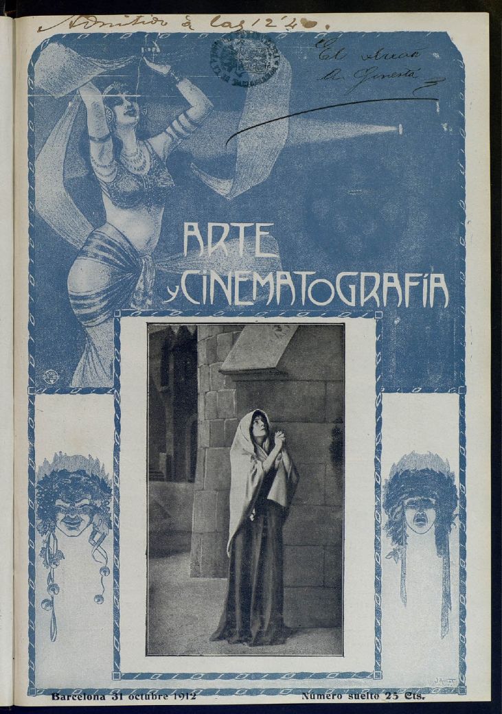 ARTE Y CINEMATOGRAFIA magazine side cover Issue 51 31 October 1912