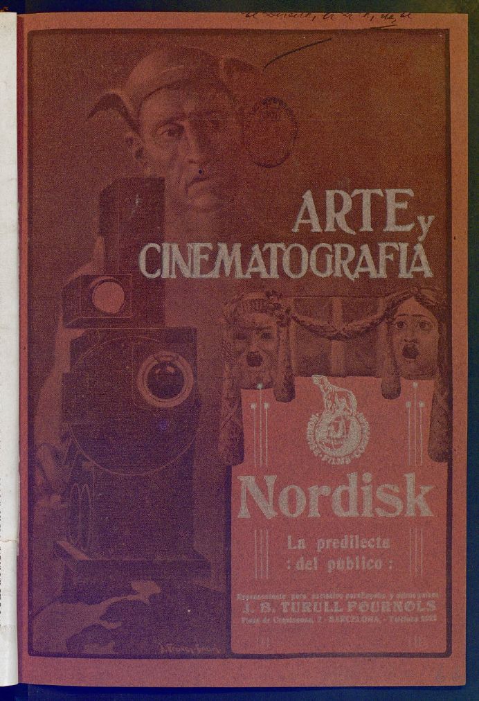 ARTE Y CINEMATOGRAFIA magazine side cover Issue 66 30 July 1913
