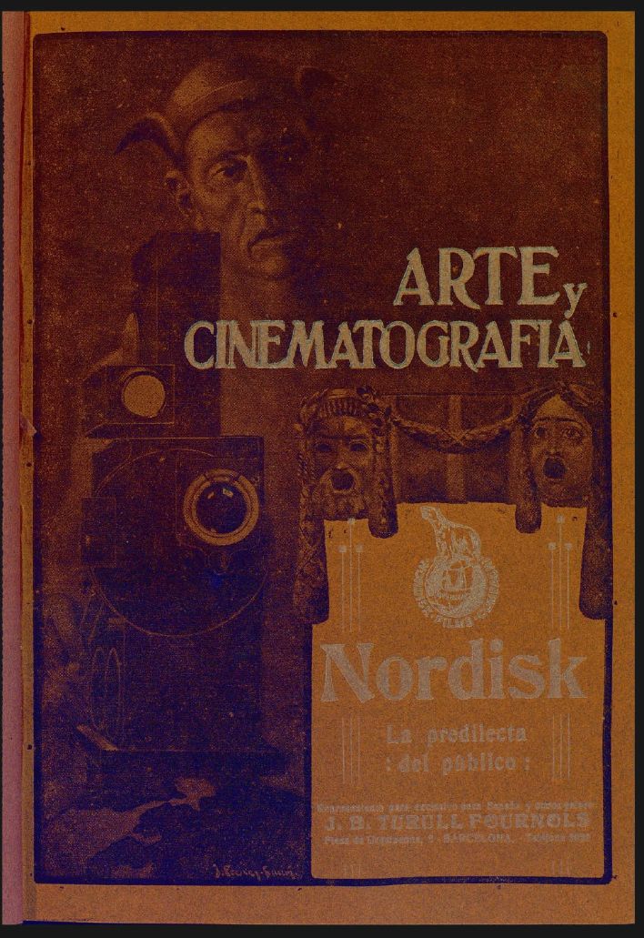 ARTE Y CINEMATOGRAFIA magazine side cover Issue 67 3 August 1913