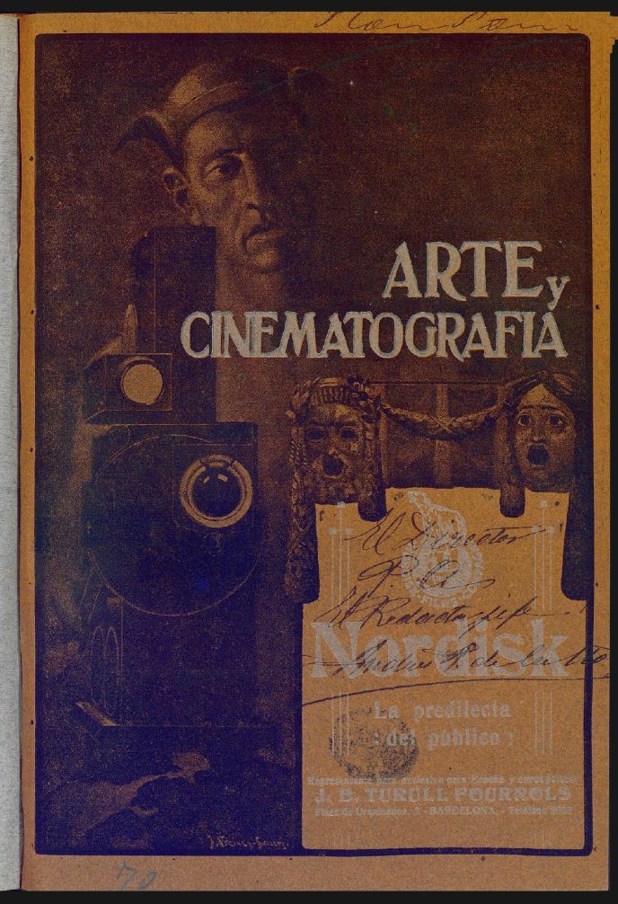 ARTE Y CINEMATOGRAFIA magazine side cover Issue 70 30 September 1913