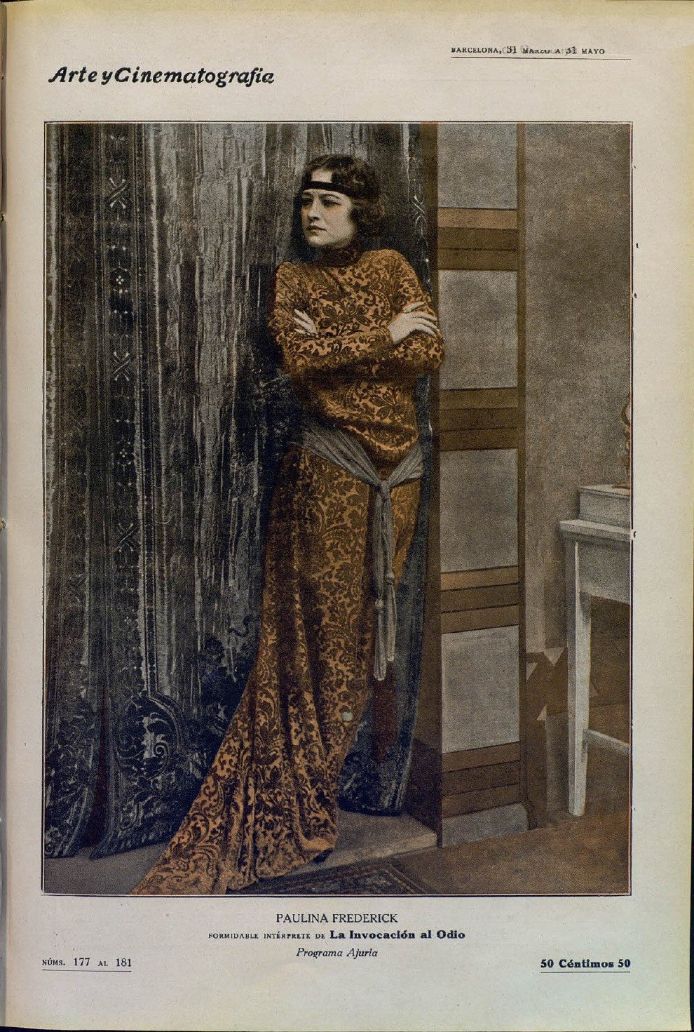 ARTE Y CINEMATOGRAFIA magazine side cover Issue 177-181 31 March 1918