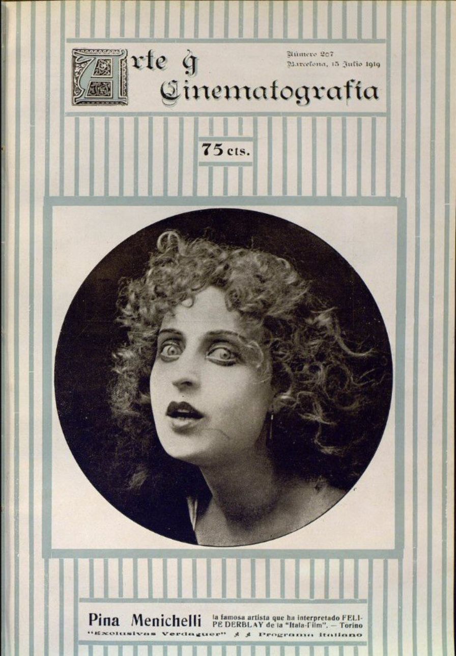 ARTE Y CINEMATOGRAFIA magazine side cover Issue 207 15 July 1919