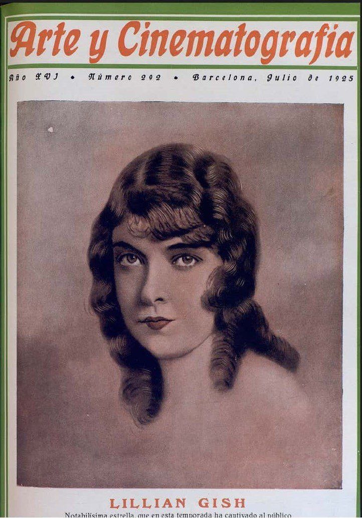 ARTE Y CINEMATOGRAFIA magazine side cover Issue 292  July 1925