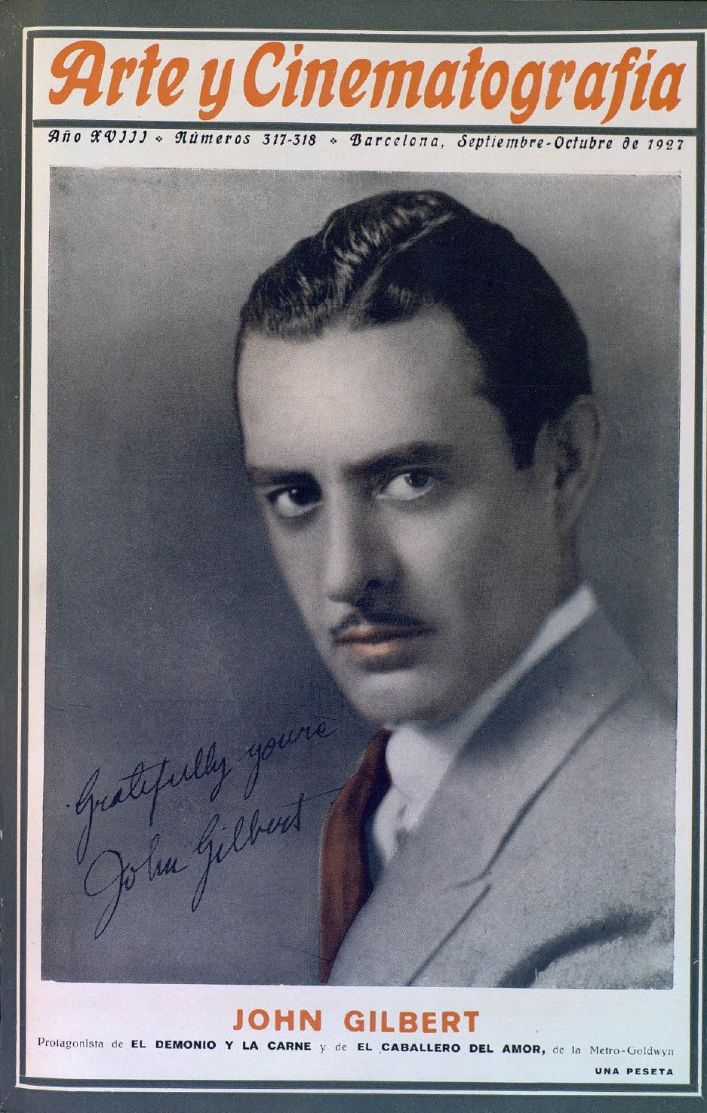 ARTE Y CINEMATOGRAFIA magazine side cover Issue 317-318  September/October 1927