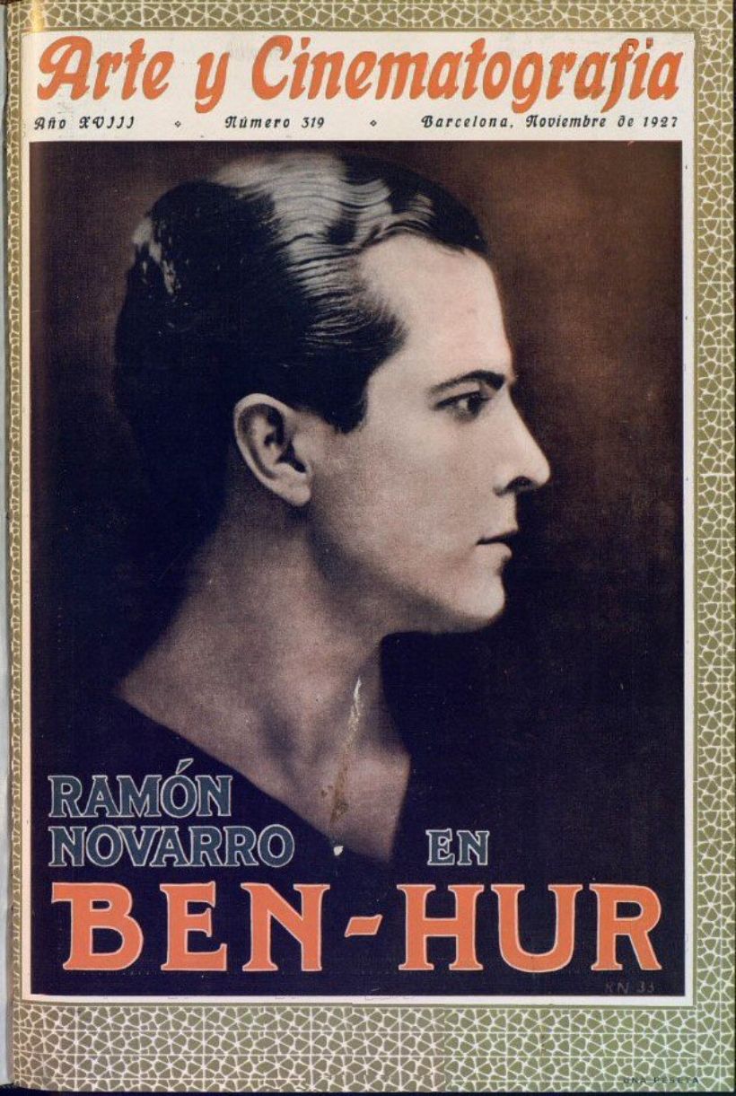 ARTE Y CINEMATOGRAFIA magazine side cover Issue 319  November 1927
