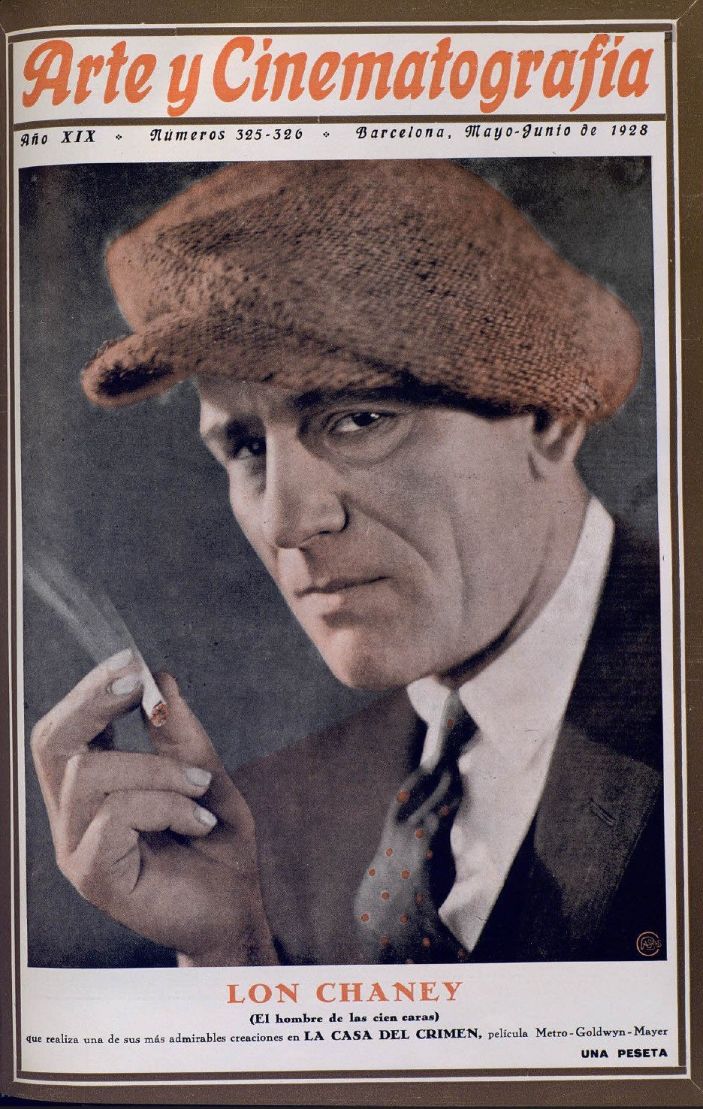 ARTE Y CINEMATOGRAFIA magazine side cover Issue 325  May/June 1928