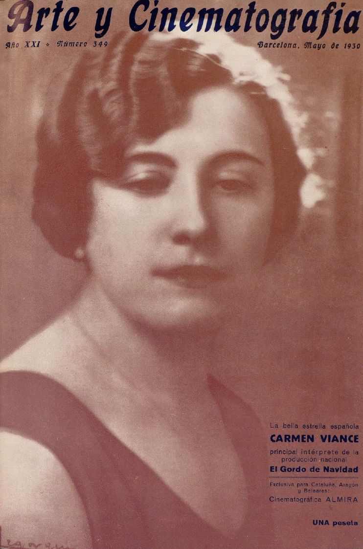 ARTE Y CINEMATOGRAFIA magazine side cover Issue 349  May 1930