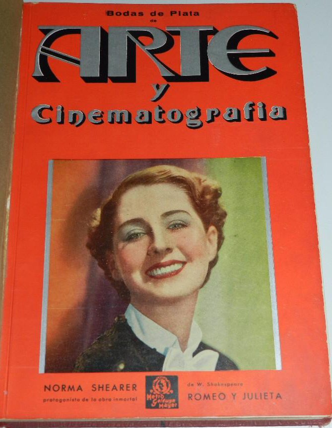 ARTE Y CINEMATOGRAFIA magazine side cover Issue 400   1935