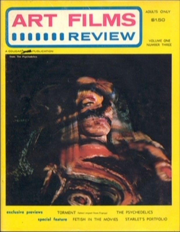 ART FILMS REVIEW magazine side cover Issue 3  Vol 1 # 3  1967
