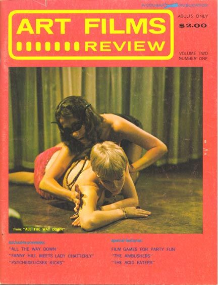 ART FILMS REVIEW magazine side cover Issue 5  Vol 2 # 1 Spring 1968