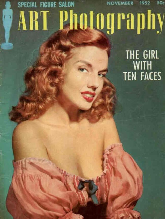 ART PHOTOGRAPHY magazine side cover  November 1952