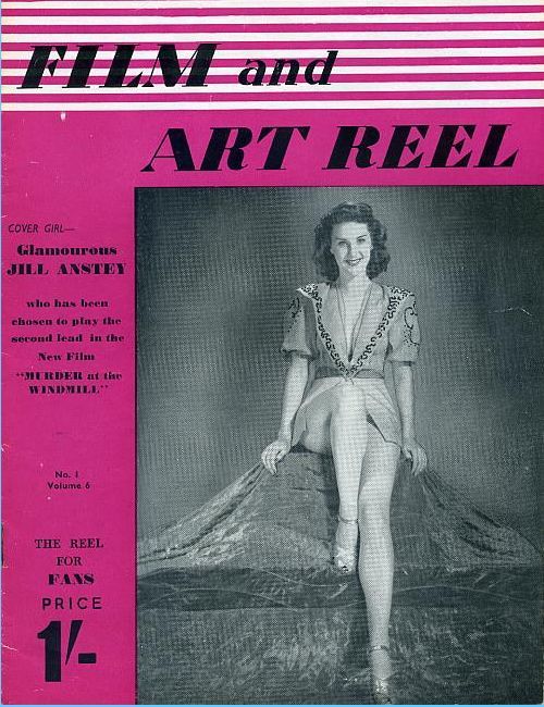 FILM REEL magazine side cover  Vol 6 # 1 August 1949