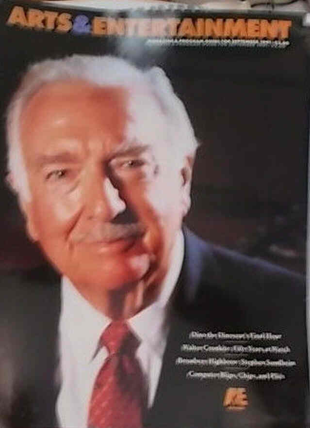 ARTS AND ENTERTAINMENT magazine side cover September 1991