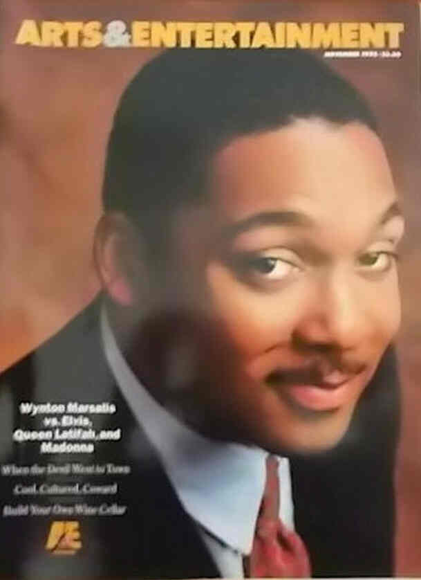 ARTS AND ENTERTAINMENT magazine side cover November 1992