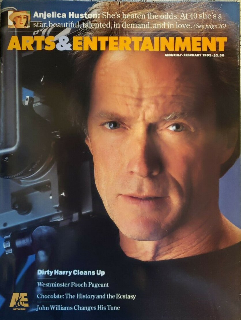 ARTS AND ENTERTAINMENT magazine side cover  February 1993
