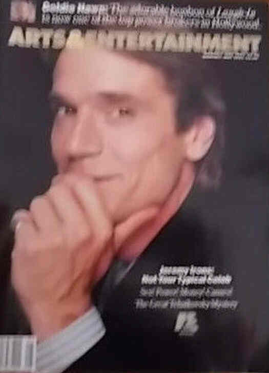 ARTS AND ENTERTAINMENT magazine side cover May 1993