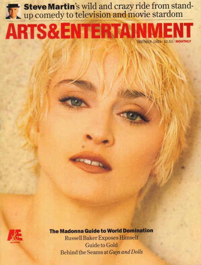 ARTS AND ENTERTAINMENT magazine side cover October 1993