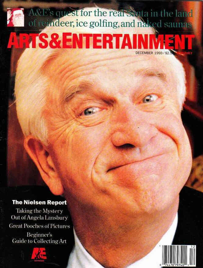 ARTS AND ENTERTAINMENT magazine side cover December 1993