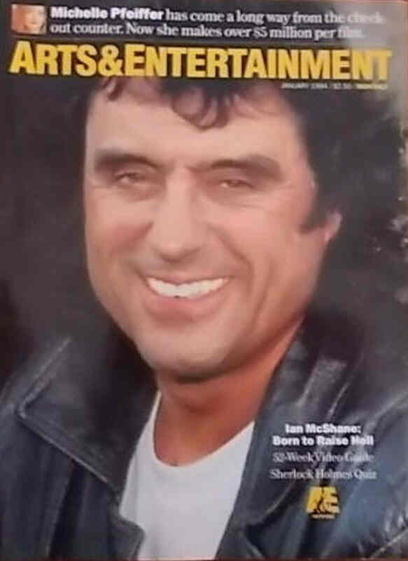 ARTS AND ENTERTAINMENT magazine side cover January 1994