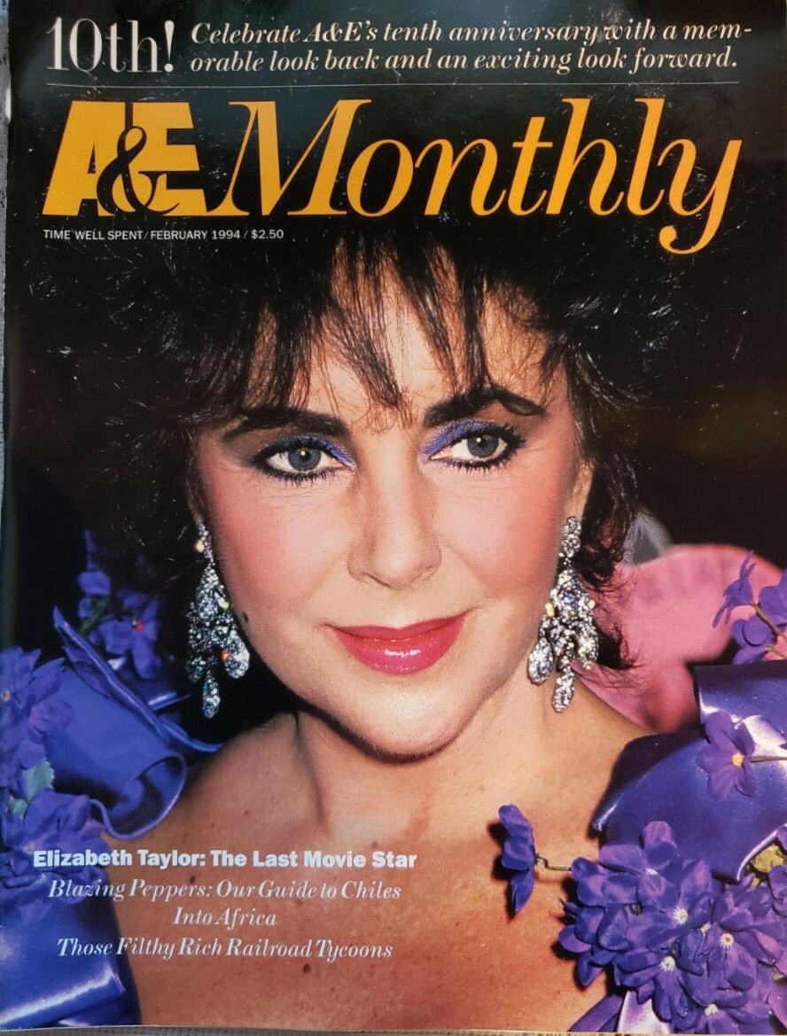 ARTS AND ENTERTAINMENT magazine side cover  February 1994