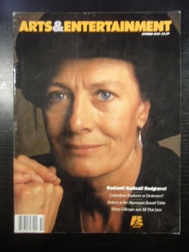 ARTS AND ENTERTAINMENT magazine side cover  October 1992