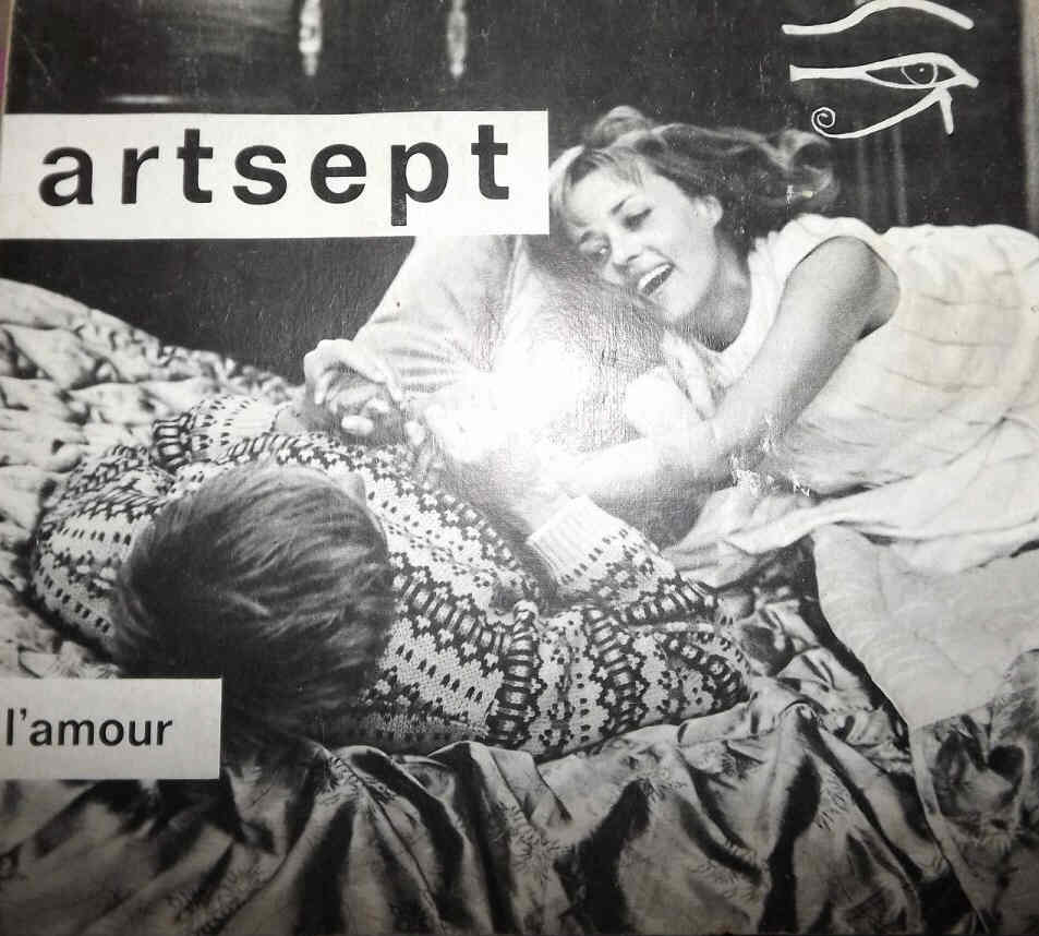 ARTSEPT magazine side cover Issue 3  October/December 1963