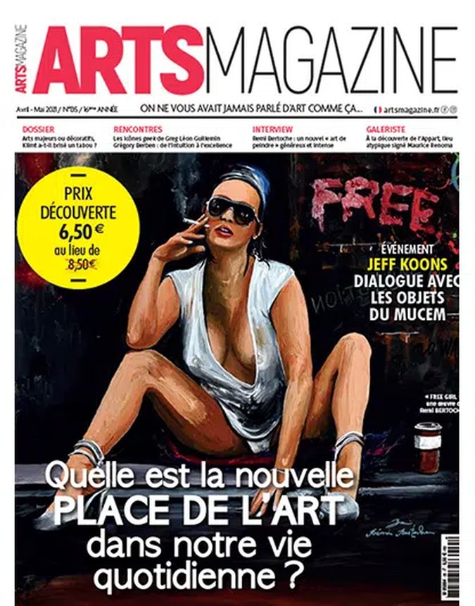 ARTS MAGAZINE magazine side cover Issue 135  March 2021