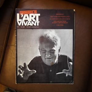 ART VIVANT | L magazine side cover Issue 2  May 1969