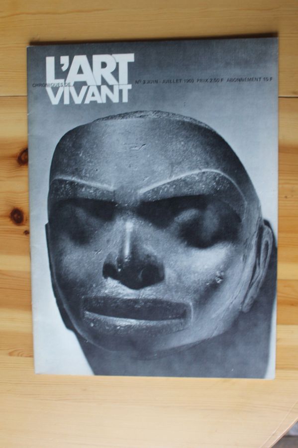 ART VIVANT | L magazine side cover Issue 3  June/July 1969