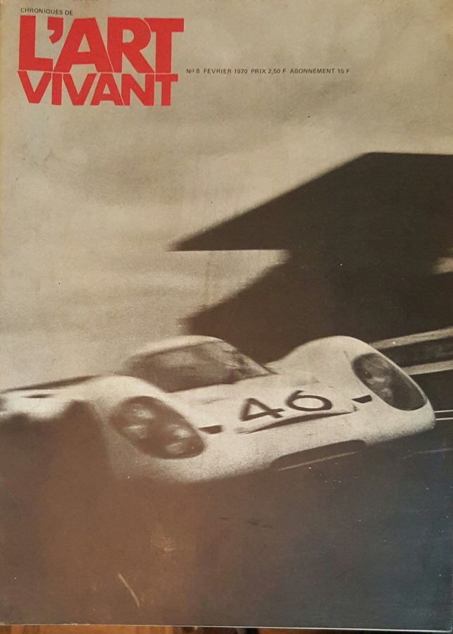 ART VIVANT | L magazine side cover Issue 8  February 1970