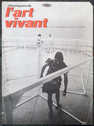 ART VIVANT | L magazine side cover Issue 13  August/September 1970