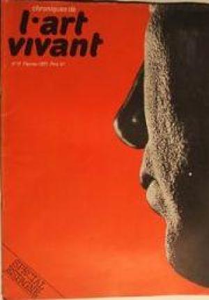 ART VIVANT | L magazine side cover Issue 17  February 1971