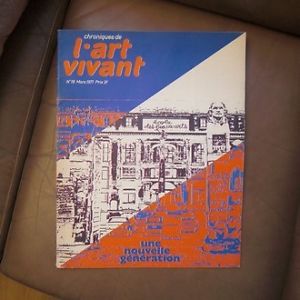 ART VIVANT | L magazine side cover Issue 18  March 1971