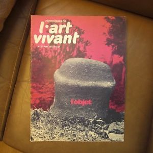ART VIVANT | L magazine side cover Issue 19  April 1971