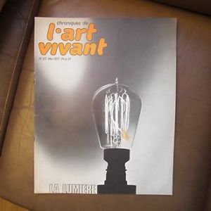 ART VIVANT | L magazine side cover Issue 20  May 1971