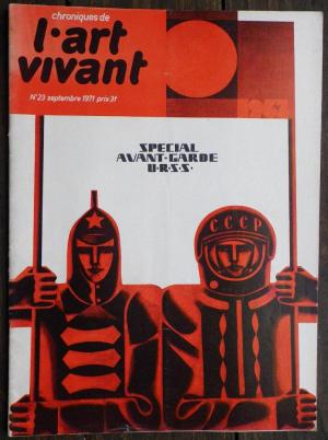 ART VIVANT | L magazine side cover Issue 23  September 1971