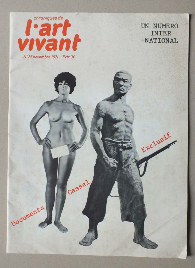 ART VIVANT | L magazine side cover Issue 25  November 1971