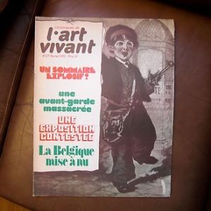 ART VIVANT | L magazine side cover Issue 27  February 1972