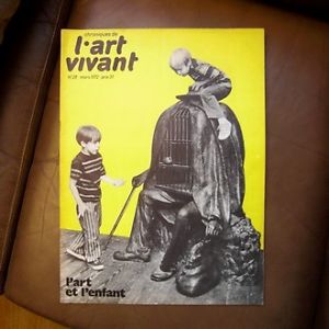 ART VIVANT | L magazine side cover Issue 28  March 1972