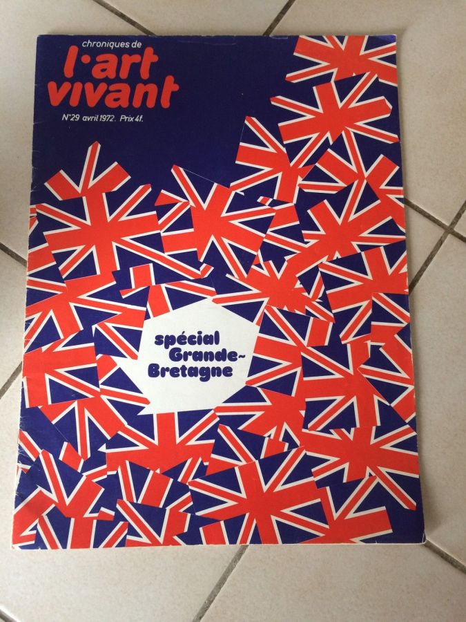 ART VIVANT | L magazine side cover Issue 29  April 1972